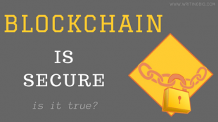 What makes blockchain a secure technology?