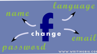How to change name and other particulars in Facebook - Featured Image